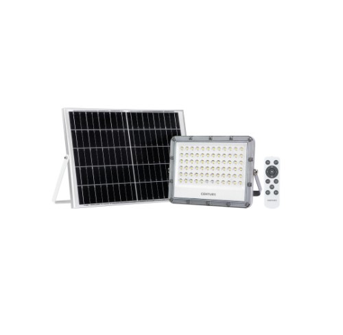CENTURY Proiettore LED 100W con pannello solare 4000k - Century SRSOL-1009040