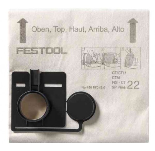 FESTOOL Sacchetto filtro FIS-CT 33 SP VLIES/5
