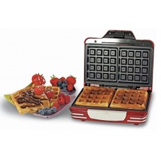 ARIETE WAFFLE MAKER  MOD.187 WATT 700 PARTY TIME ROSSO