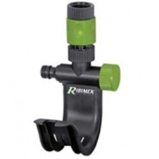 Ribimex PRA/DV.9113 Supporto portatubo per Rubinetto, Grigio/Verde