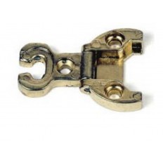 Cerniera per porte in luce scodellino da 32 Ottone