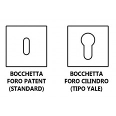 HOPPE MANIGLIA PER PORTE INTERNE DUBLIN ALLUMINIO SATINATO PATENT O YALE