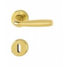 HOPPE MARIBOR MANIGLIA PER PORTE INTERNE CROMO SAT, ORO LUCIDO, PATENT O YALE