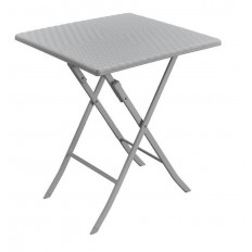 Tavolo pieghevole esterno Amicasa RAK-62 62 x 32 x 73 cm Bianco