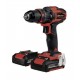 EINHELL TRAPANO AVVITATORE A PERCUSSIONE A BATTERIA TE-CD 18/40 Li-i +64 (2x2,0Ah)