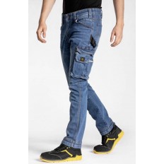 RICA LEWIS PANTALONE DA LAVORO JEANS ELASTICIZZATO WORKWEAR JOB