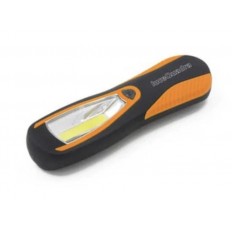 LUCE-QUADRA - Torcia da lavoro a led calamito large con gancio e magnete grande luce quadra nero/arancio - EL028EXPO