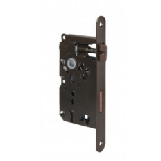 SERRATURA PATENT AGB PICCOLA, BORDO TONDO, CON CHIAVE, FRONTALE 20X188 MM, ENTRATA 50 MM, COLORE. BRONZO VERNICIATO