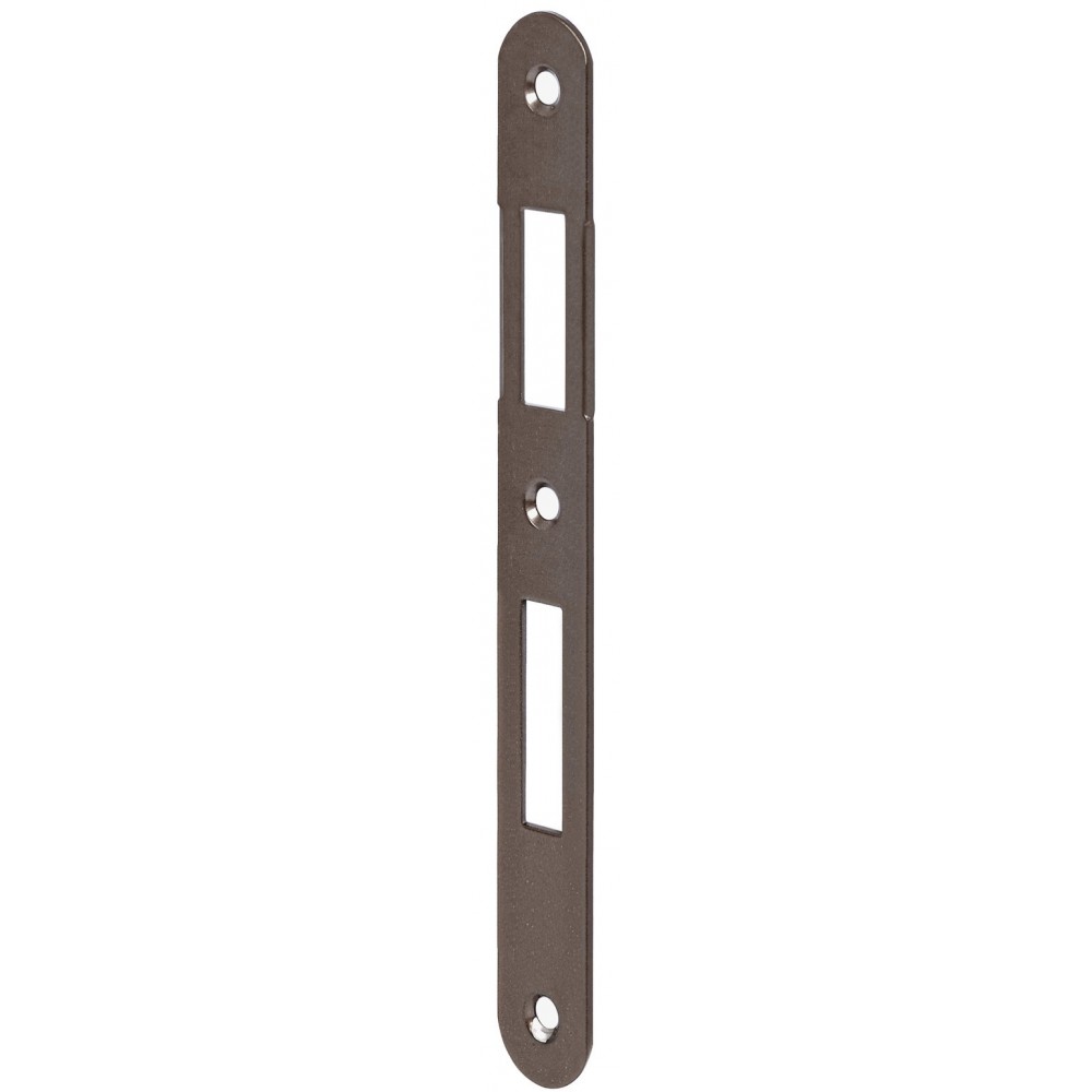INCONTRO AGB SENZA ALETTA PER PATENT PICCOLA BORDO TONDO COLORE BRONZO VERNICIATO, FINITURA 22, 20 x 188 mm