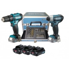 Makita CLX228SAX2 Set avvitatori 12v con 3 batterie 2,0 Ah