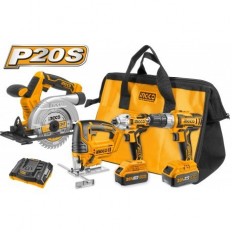 SET 4 PEZZI CON BATTERIA UNICA P20S