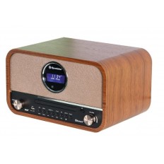 Radio VINTAGE Con Cd Wooden Paper Finish HRA 1782ND+BT
