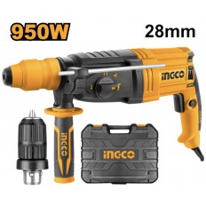 INGCO TRAPANO TASSELLATORE 950 W DOPPIO MANDRINO RGH9528-2