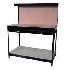 BANCHI LAVORO ACCIAIO VIGOR VBL-1 FIX C/CASSETTO 120X60X150