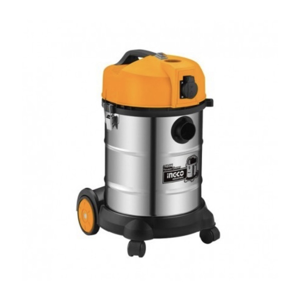 BIDONE ASPIRAPOLVERE/LIQUIDI INOX 3OLT-1.200W