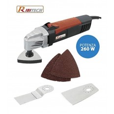 Utensile multiuso/multifunzione/Mini Smerigliatrice/Levigatrice triangolare 260W Delta Ribitech - PRPMV/M