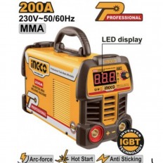 SALDATRICE INVERTER MMA 200A 220-240V CON DISPLAY