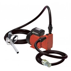 Ribimex PRKG130 RIBPRKG130 Pompa Travaso Gasolio, Autoadescante, Rosso, 40x39x35 cm