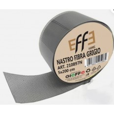 NASTRO FIBRA GRIGIO EFFE