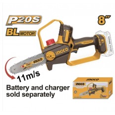 INGCO Minisega a Batteria 20V Lama 20CM BL Motor Nuda