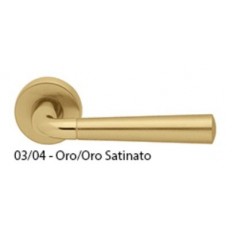 MANIGLIA PER PORTE INTERNE MANDELLI S91 SPECIAL ORO/ORO SATINATO YALE