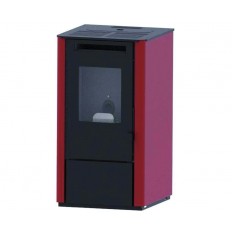 STUFE PUNTO FUOCO PELLET VANIA 9,5KW (BR) ROSSO-BIANCO
