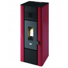 STUFE PUNTO FUOCO PELLET MINNI 6,3KW (BR) ROSSO